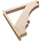 Ekena Millwork 6-in W x 48-in D x 48-in H Balboa Block Rough Cedar Woodgrain TimberThane Outlooker, Primed Tan OUTUR060X48X48BOA44RCPR - alternate 3